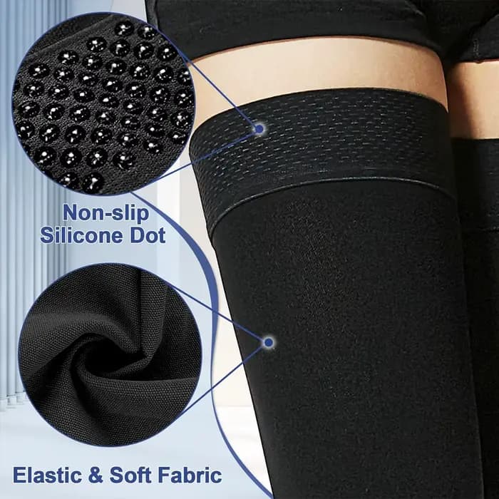Bas de compression haute pour femmes et hommes
