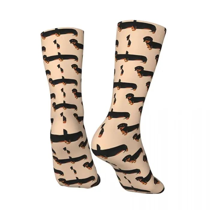 Weenie Weenies teckel saucisse chien bas Design mode chaussettes automne anti-dérapant