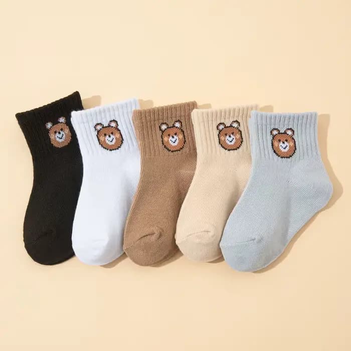 10 paires de chaussettes courtes élastiques mi-mollet
