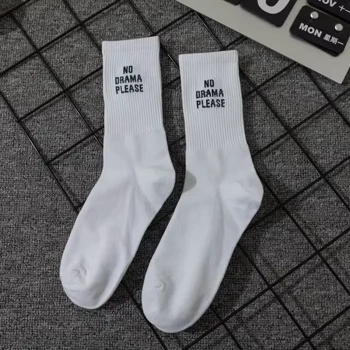Chaussettes de sport simples pour hommes et femmes