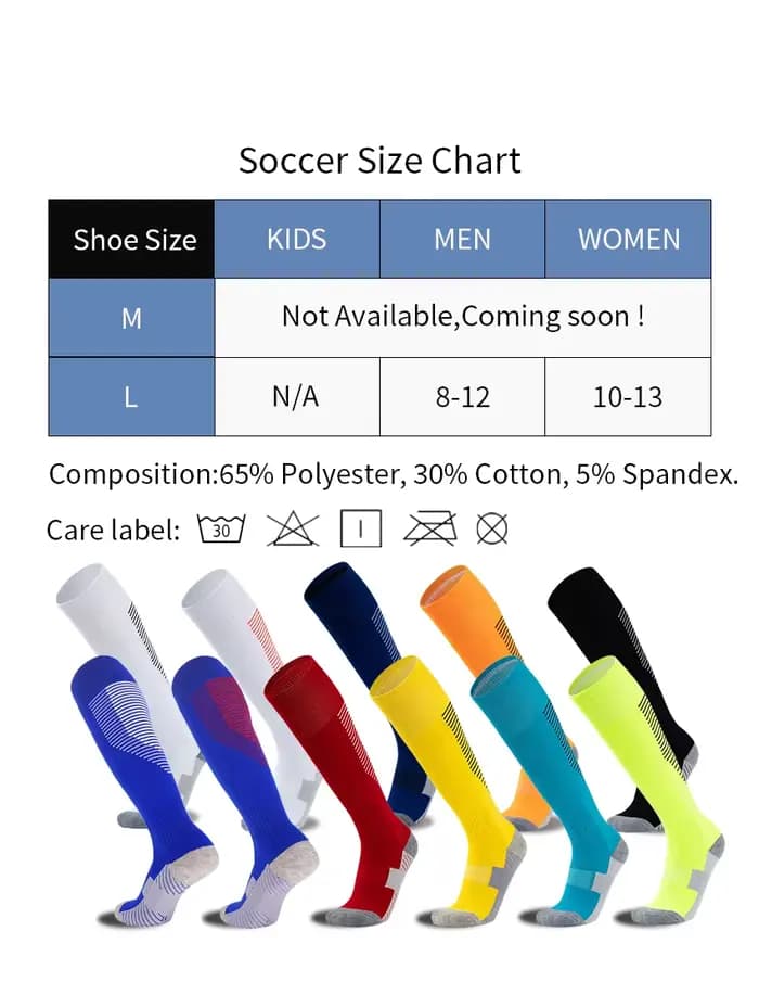 Chaussettes de football pour hommes sur le mollet