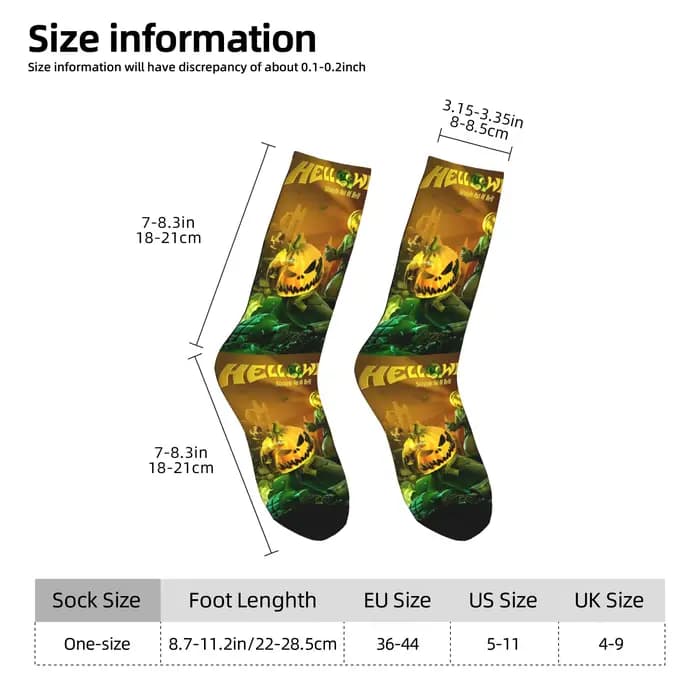 Chaussettes h-helloweenes pour hommes et femmes