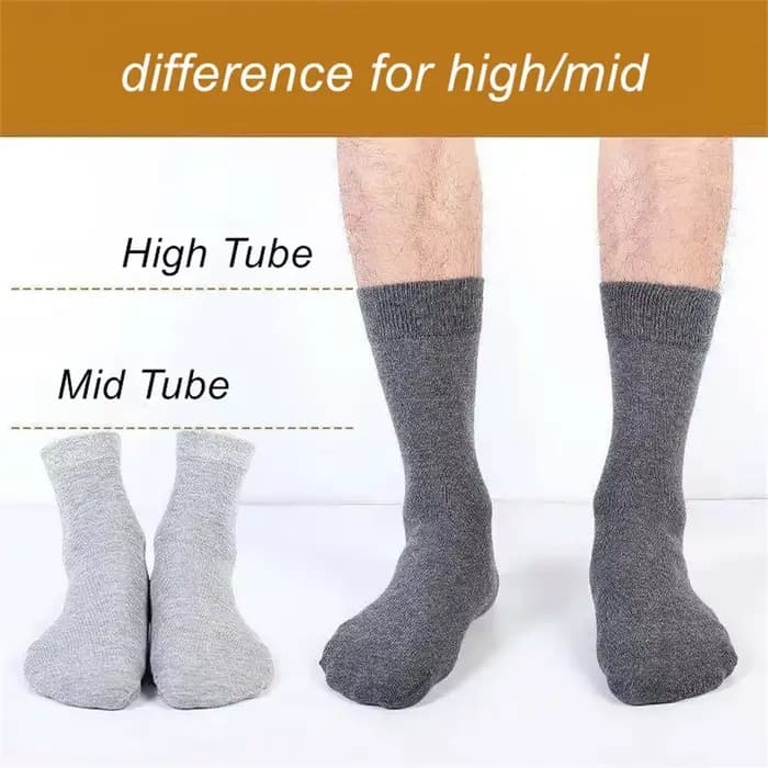 Lot de 6 paires de chaussettes en coton pour hommes