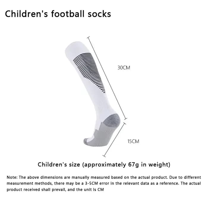 Chaussettes de football professionnelles pour enfants