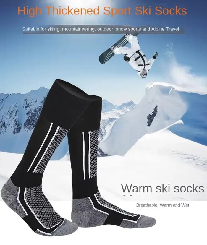 Chaussettes de Ski hiver thermiques respirantes