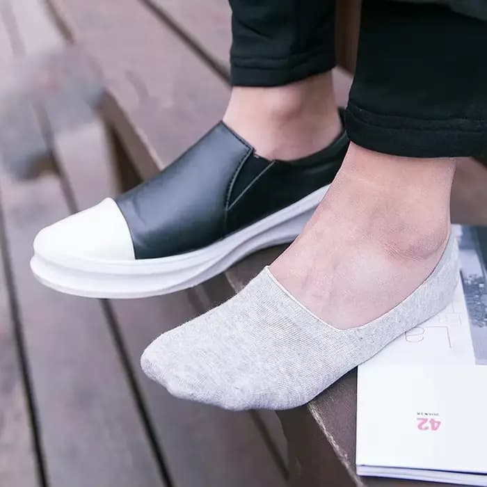 5 paires de chaussettes bateau en coton pour hommes