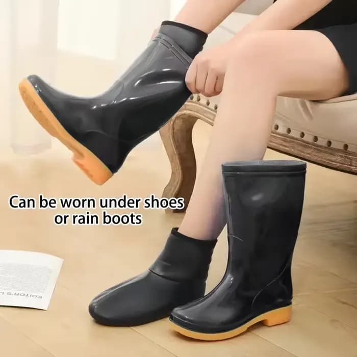 1/3/5 paires de chaussettes de prière musulmanes noires à haute élasticité