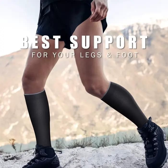 1 paire de chaussettes de Compression graduées pour femmes et hommes