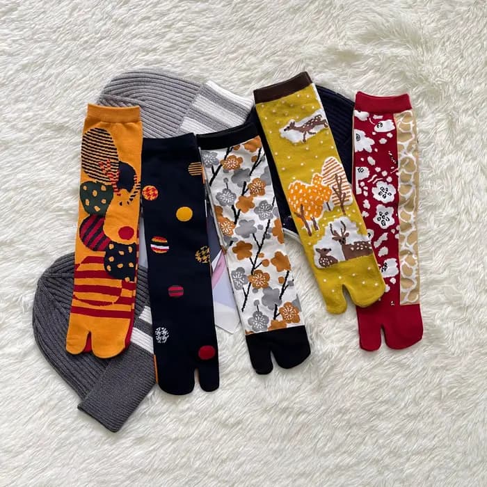 Chaussettes de noël en coton peigné pour femmes
