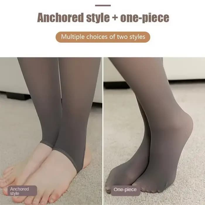 Collants polaires chauds et isolés pour femmes, bas translucides effet peau, sous-vêtements Sexy pour femmes, Leggings à haute élasticité