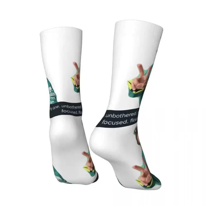 Fernando Alonso-Chaussettes d'automne coordonnantes pour hommes