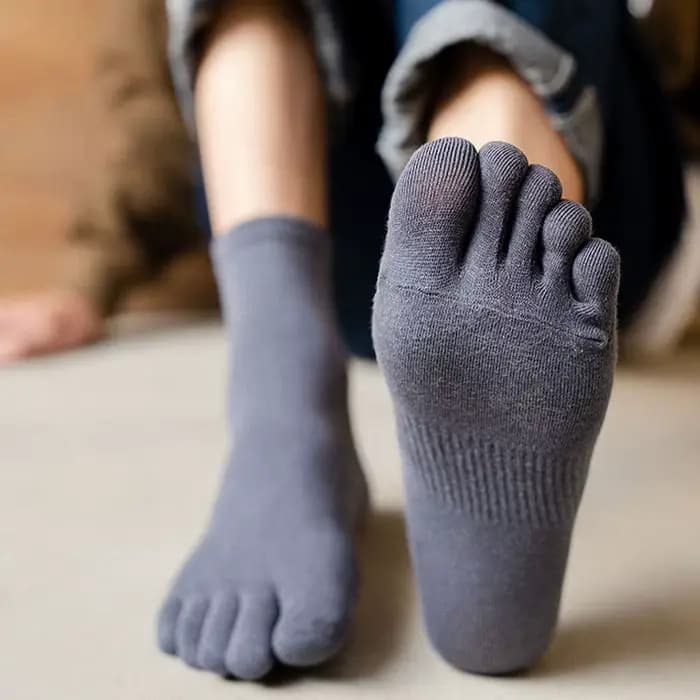 Sokken – chaussettes à cinq doigts en coton biologique pour hommes et garçons