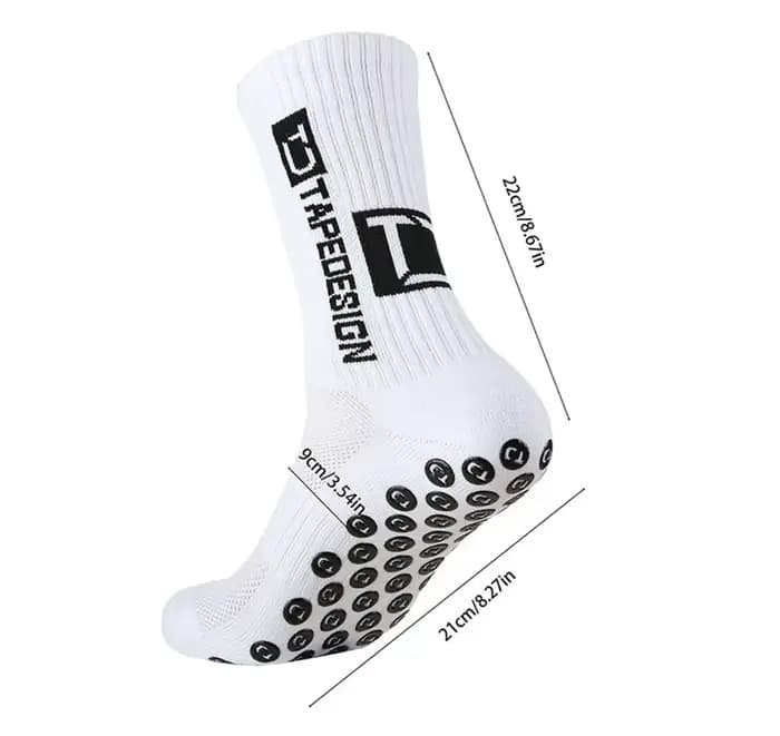 3 paires/lot nouveau dans antidérapant Tapedesign chaussettes de Football mi-mollet