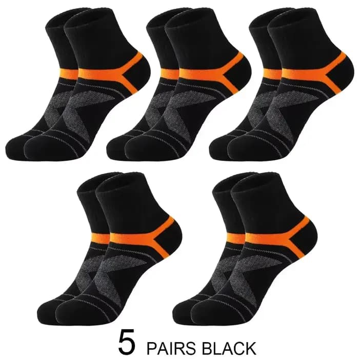 3/5/10/20 paires de chaussettes noires pour hommes