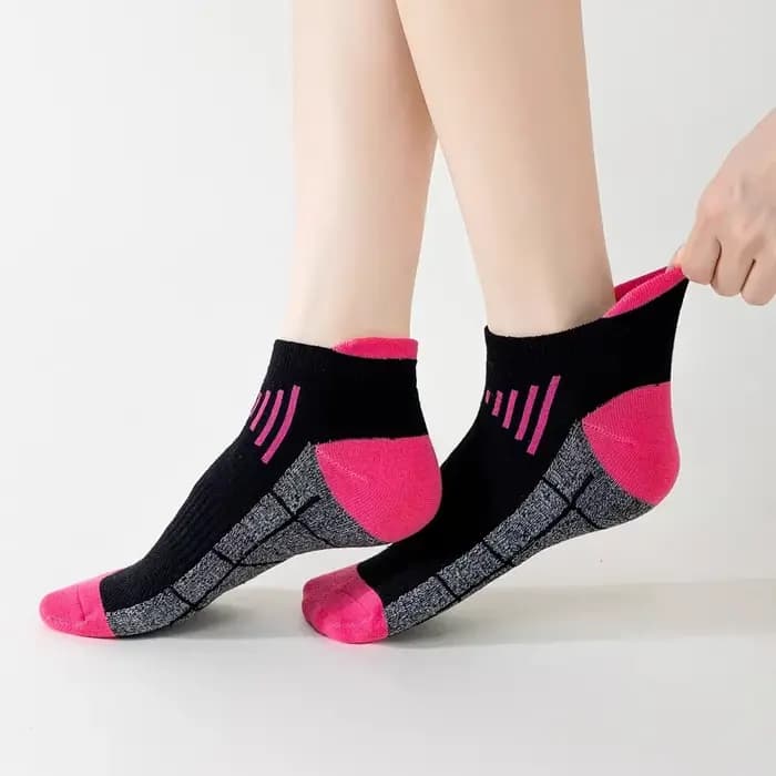 HSS 3 paires coton biologique femmes chaussettes cheville respirant course sport chaussette noir décontracté athlétique été mince hommes court Sokke