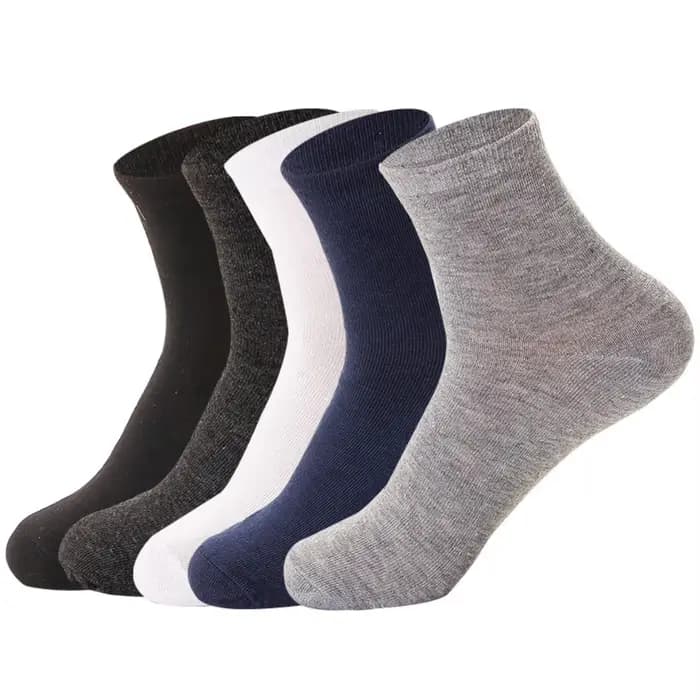 Chaussettes mi-mollet basiques pour hommes