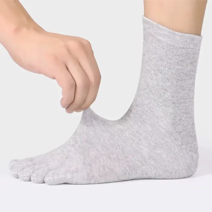 6 paires de chaussettes à cinq doigts unisexes pour hommes/femmes
