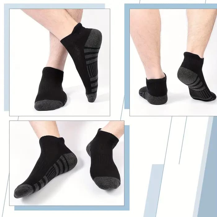 12 paires de chaussettes de sport en maille respirante pour hommes