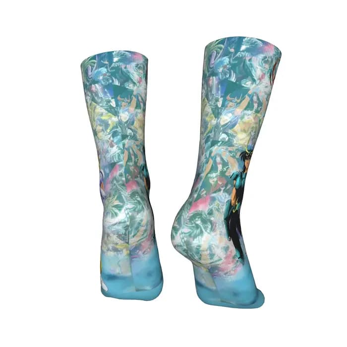 S-Saints Anime s-seiyas bas chaussettes femmes hommes moyen doux
