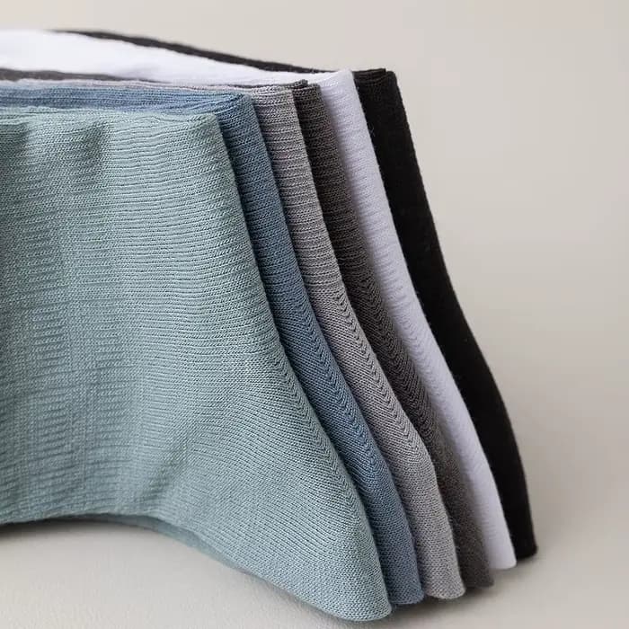 Chaussettes d'été en Fiber de bambou pour hommes