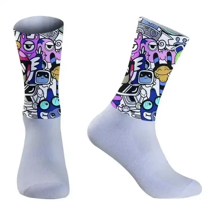 Chaussettes de sport professionnelles pour vélo de route et VTT
