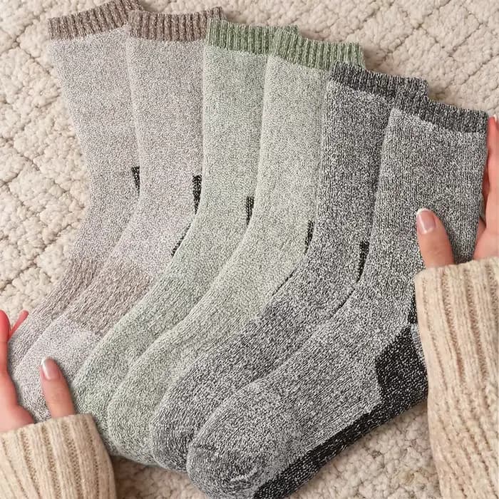 3 paires de chaussettes thermiques unisexes