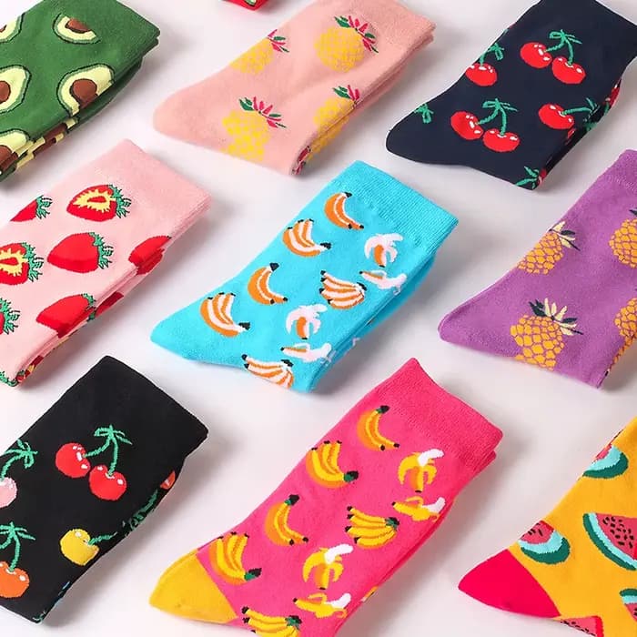 Chaussettes unisexes en coton pour hommes et femmes
