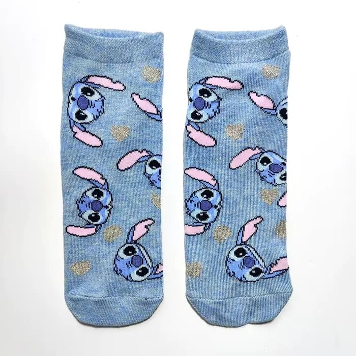 15 paires de chaussettes courtes à thème Disney pour femmes