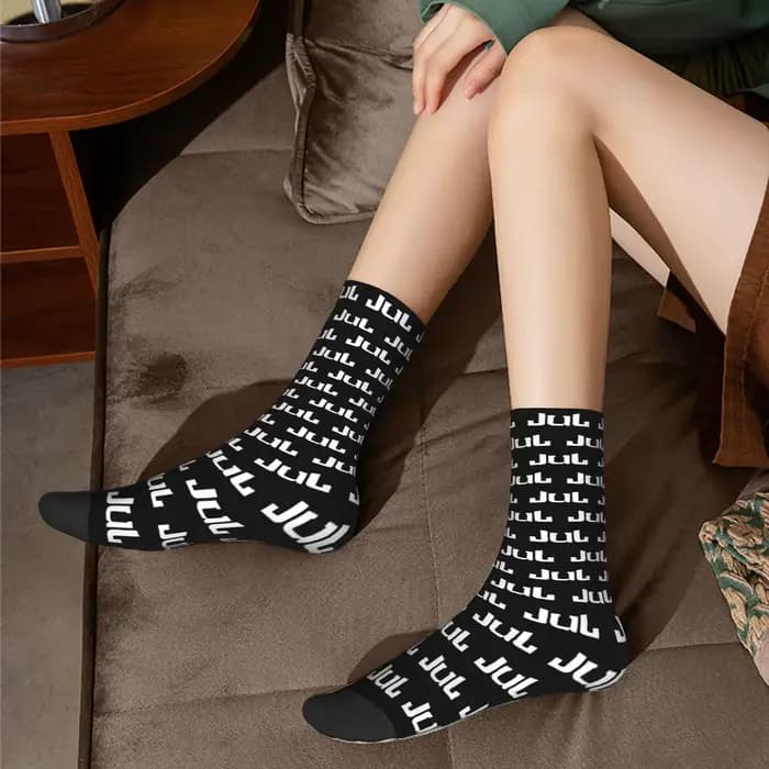 Chaussettes personnalisées de musique de rappeur J-Juls pour hommes et femmes