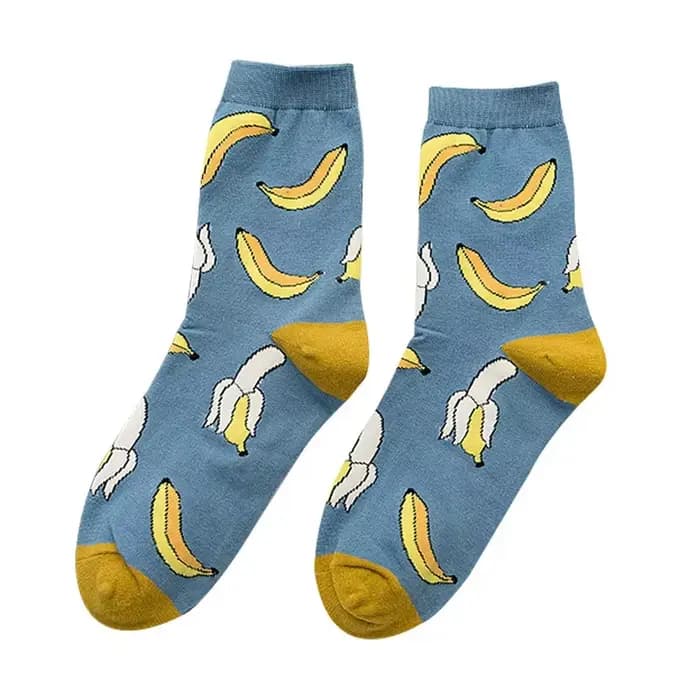 Femmes chaussettes drôles printemps automne dessin animé