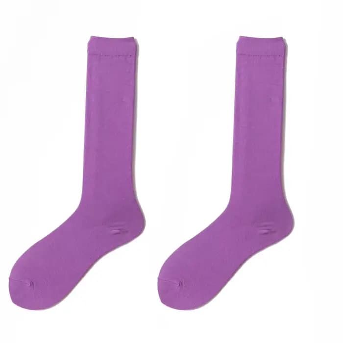 Chaussettes hautes tendance et colorées pour femmes