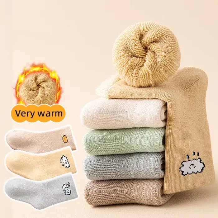 3 paires de chaussettes en peluche pour nouveau-né