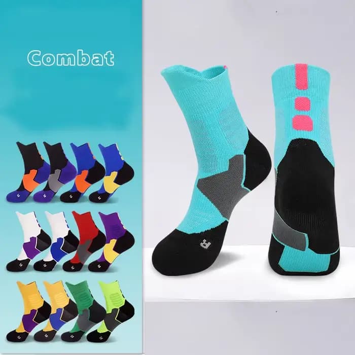 Chaussette de sport respirante à compression pour basket-ball