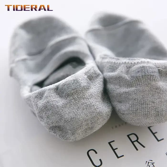 Chaussons invisibles en coton et silicone pour hommes, chaussons d'été, chaussettes de rinçage pour hommes, chaussette de bateau fine, respirante et décontractée, non ald, 5 paires