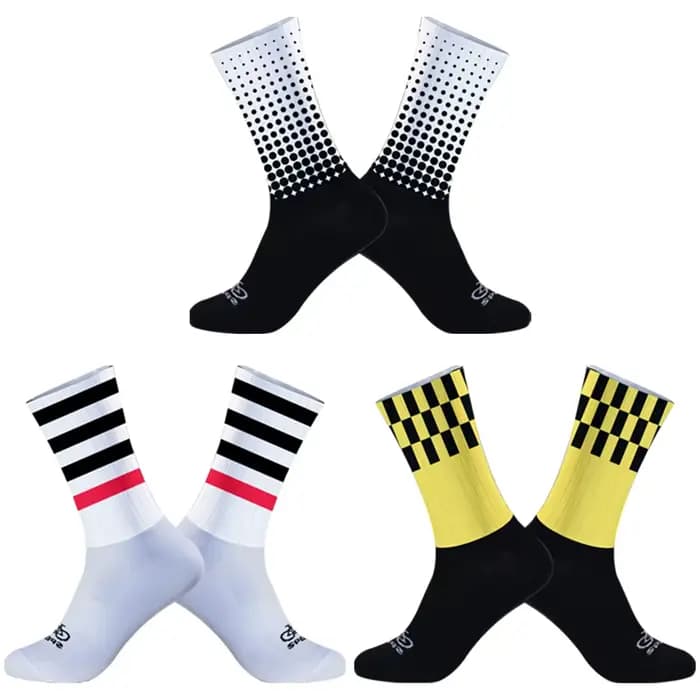 Les chaussettes de cyclisme de sport confortables