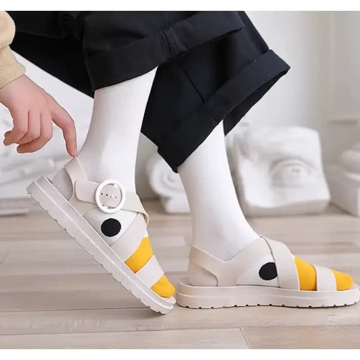 Chaussettes pour femmes Calcetines Mujer Hip Hop Funny White Harajuku Girls Cute Kawaii Cartoon Duck Print Japonais Style Gift Sox