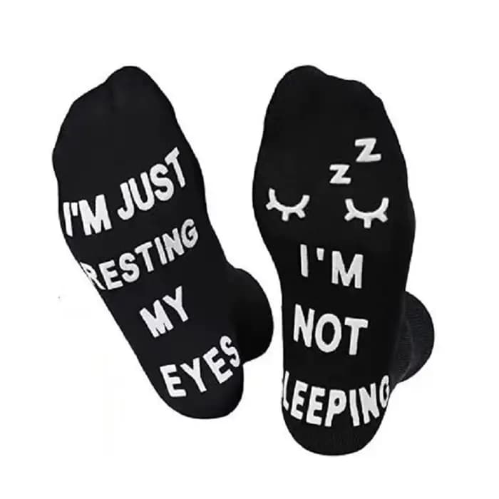 Hommes chaussettes drôles Harajuku Humor mot imprimé créatif Hip Hop rue Skateboard unisexe équipage coton silicone