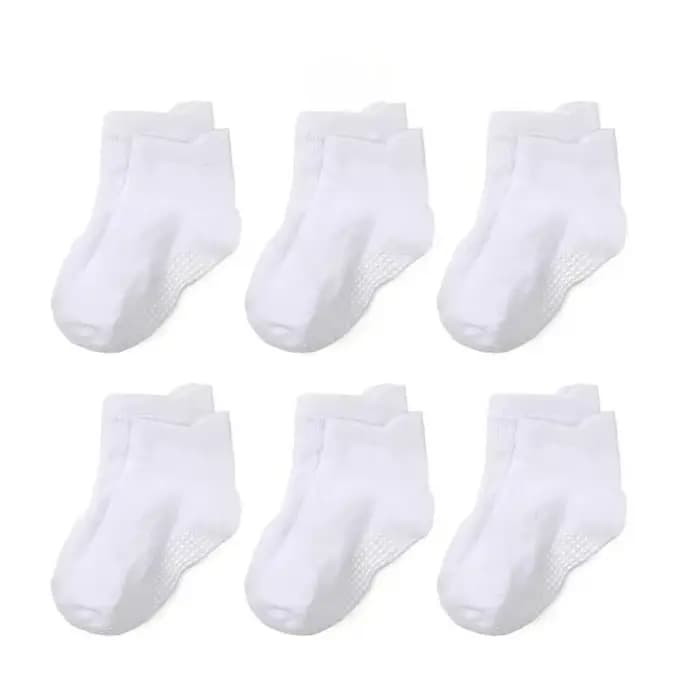 6 paires de chaussettes antidérapantes pour bébés