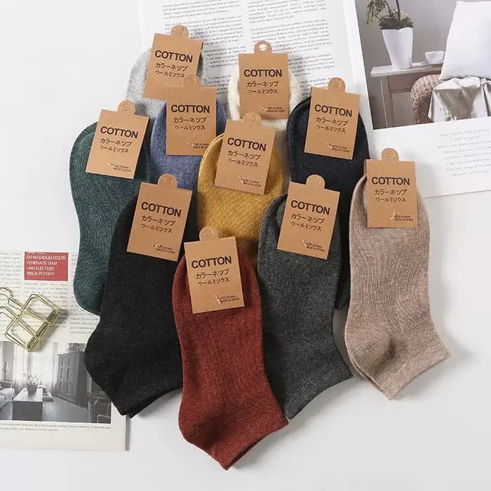 5 paires de chaussettes basses pour hommes et femmes
