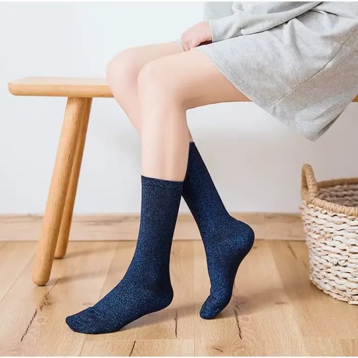 Chaussettes scintillantes pour femmes
