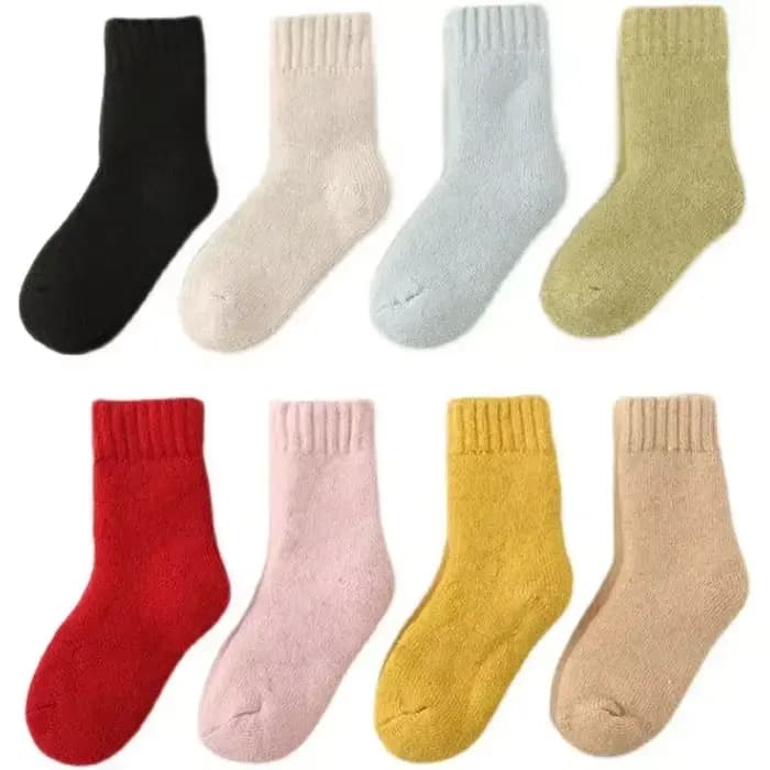 Chaussettes en laine et cachemire pour enfants de 0 à 10 ans