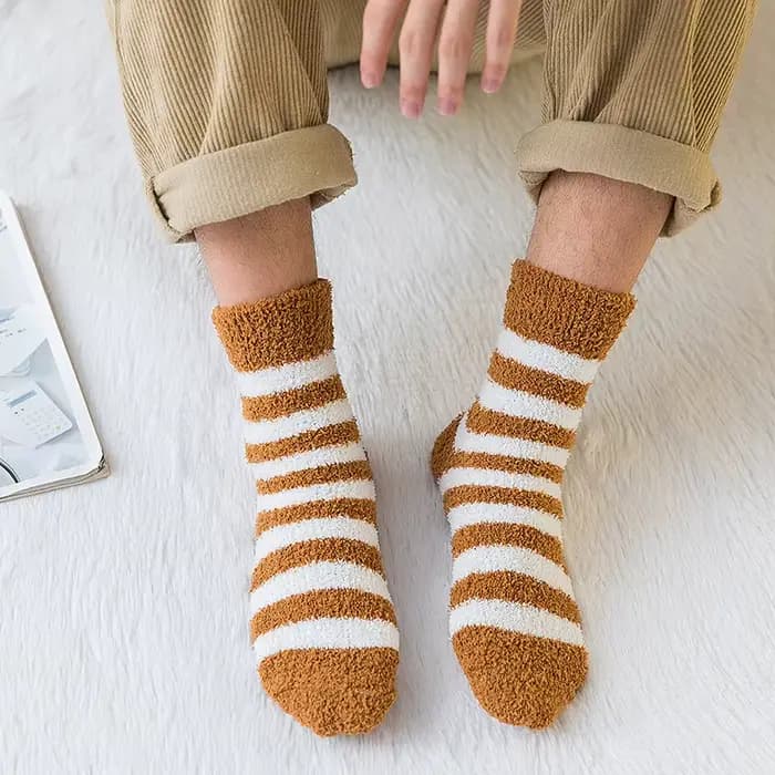 Chaussettes pour hommes japonais Harajuku rayure Simple Verstaile