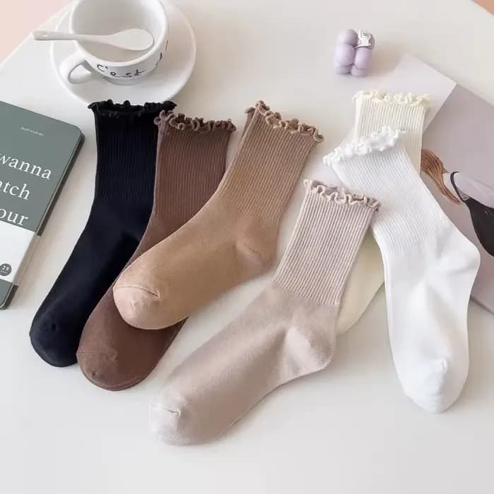 Chaussettes japonaises à oreilles en bois pour femmes