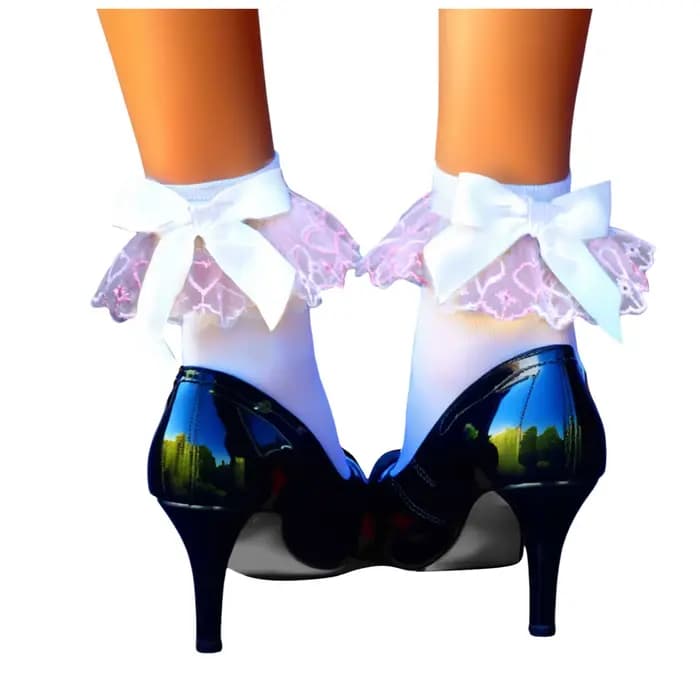 Chaussettes de cheville en dentelle pour femmes
