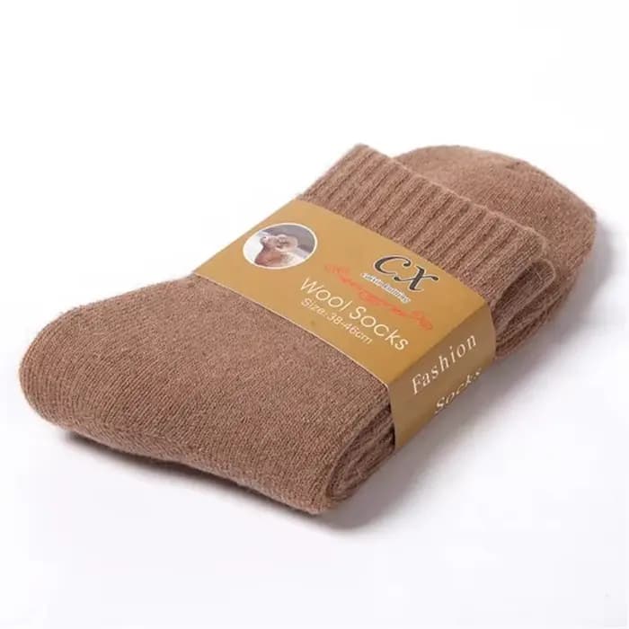 3 paires/lot nouveau grande taille hommes chaussettes laine hiver épais chaud hiver hommes Simple couleur unie extra épais éponge serviette chaussettes 2020