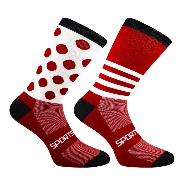Chaussettes de cyclisme respirantes et évac80-l'humidité, vêtements professionnels, chaussettes de sport de vélo, chaussettes de fitness multifonctionnelles, chaussettes de course à pied
