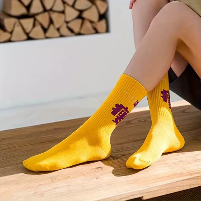 10 paires de chaussettes de skateboard Street Boy à la mode et tendance