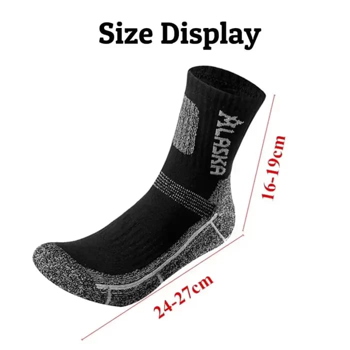 3 paires/ensemble hiver professionnel hommes chaussettes de sport en plein air garder au chaud cyclisme course