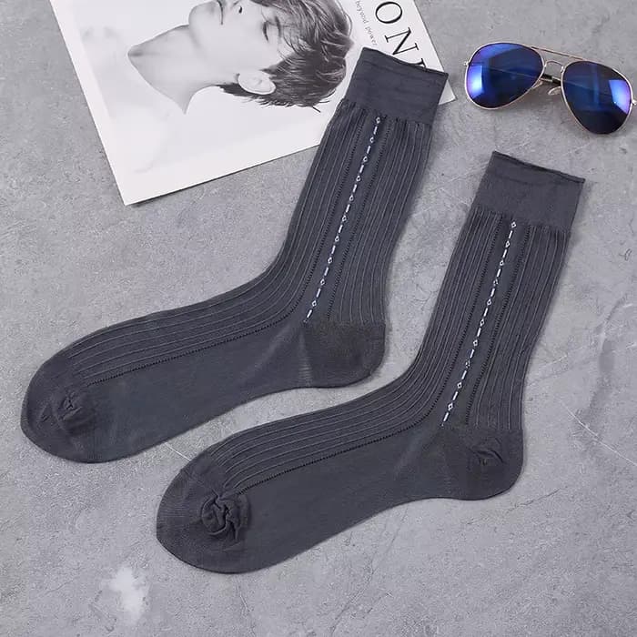 Chaussettes en nylon doux et soyeux pour hommes