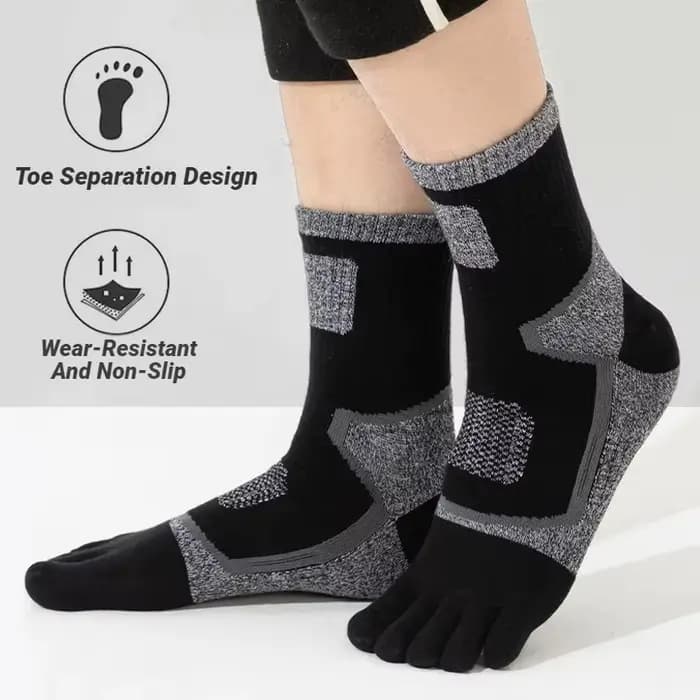 5 paires de chaussettes courtes de sport en coton pour homme, épaisses, à compression, en maille, durables, pour le fitness, le vélo, la course, le basketball, les activités de plein air et les voyage